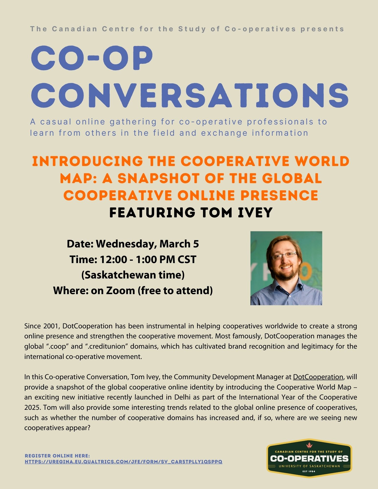 Co-op Conversation featuring Tom Ivey poster