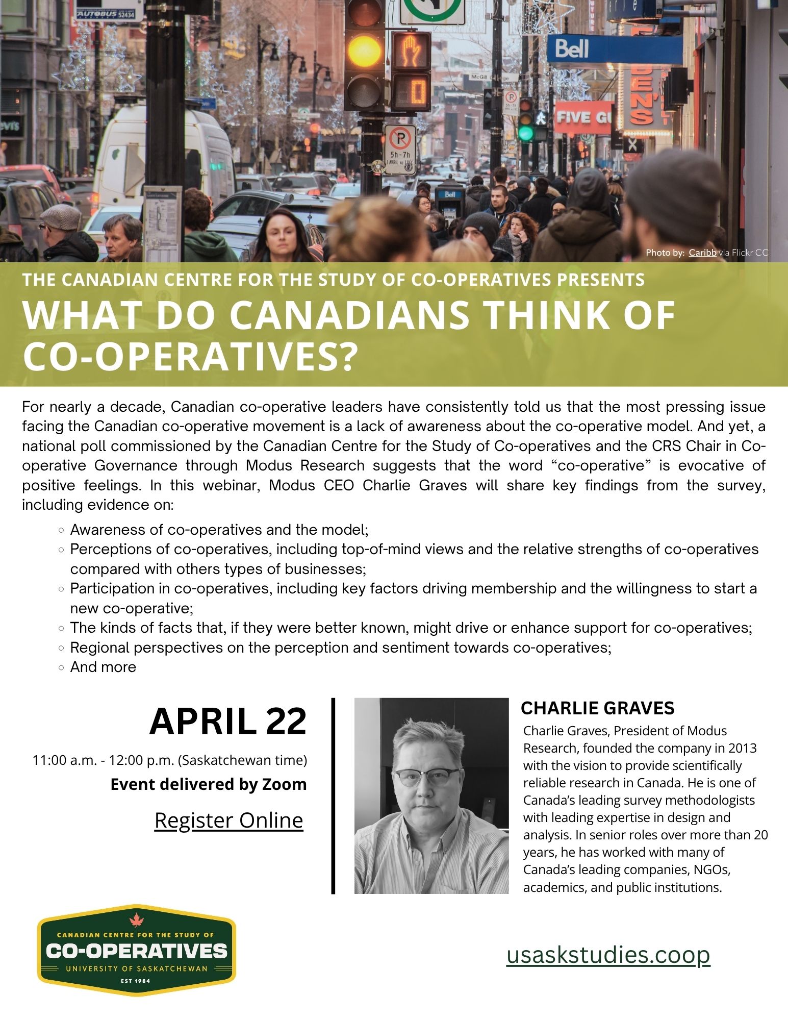 CCSC webinar featuring Charlie Graves poster