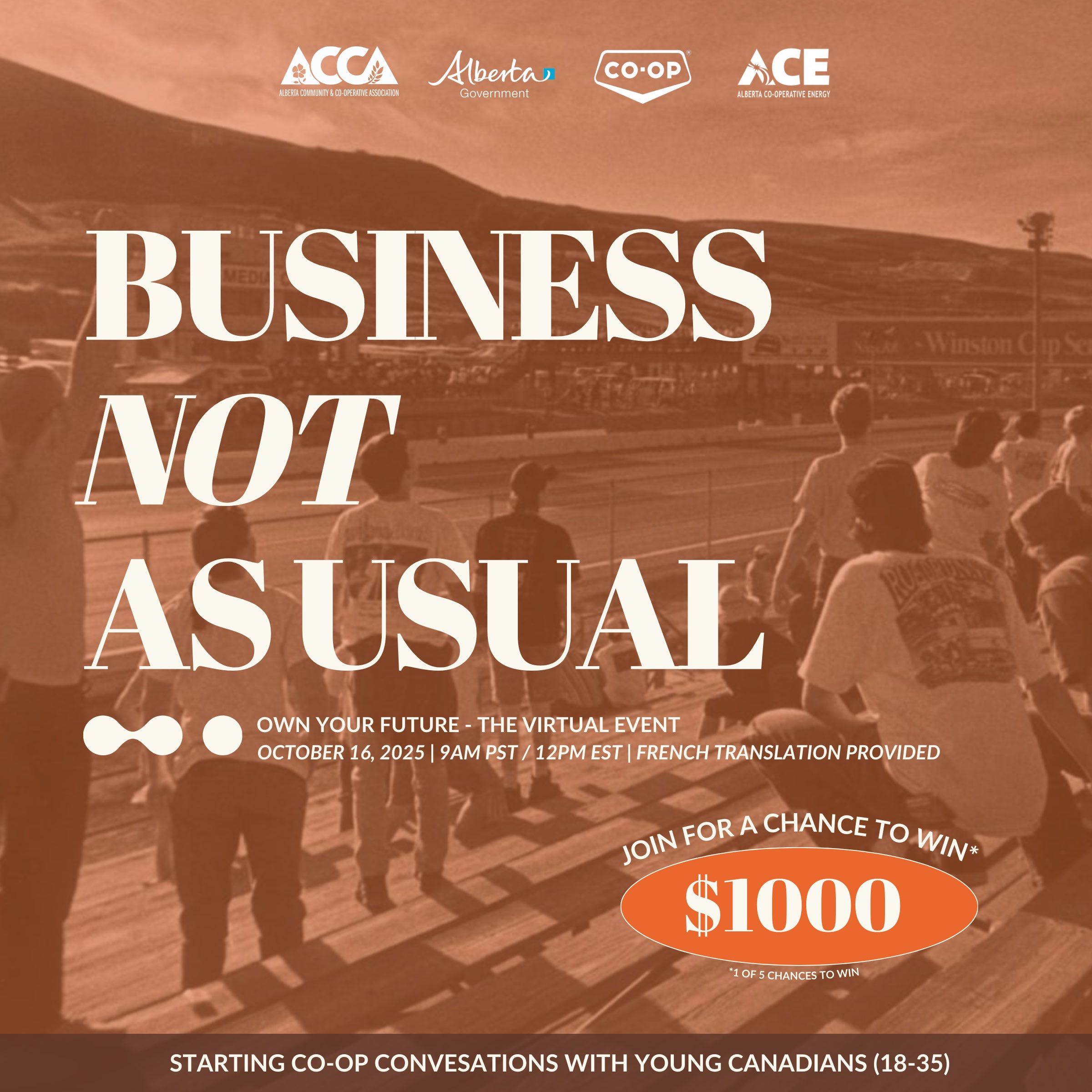 Business Not As Usual event